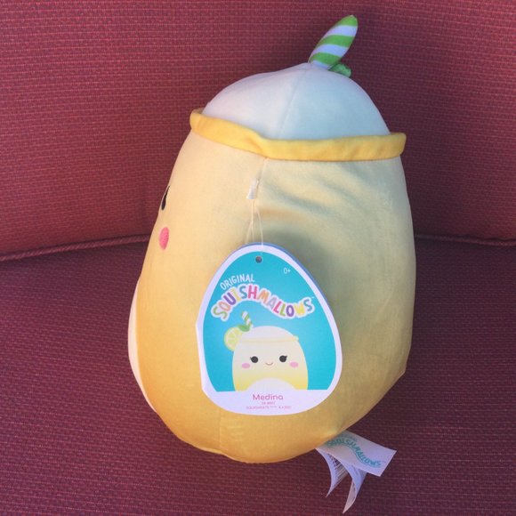 Squishmallows Medina Lemonade NWT 8” Plush - Picture 2 of 7